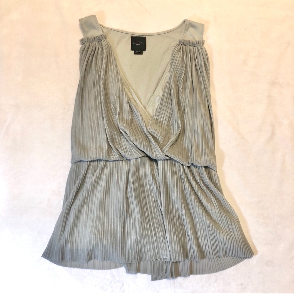 Anthro Deletta Hidden Valley drape chiffon cami